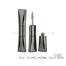 Double brushes mascara container empty flat mascara container double-ended mascara container